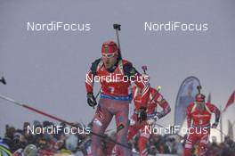 16.01.2016, Ruhpolding, Germany (GER): Evgeniy Garanichev (RUS) -  IBU world cup biathlon, mass men, Ruhpolding (GER). www.nordicfocus.com. © Manzoni/NordicFocus. Every downloaded picture is fee-liable.