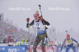 16.01.2016, Ruhpolding, Germany (GER): Maren Hammerschmidt (GER) -  IBU world cup biathlon, mass women, Ruhpolding (GER). www.nordicfocus.com. © Manzoni/NordicFocus. Every downloaded picture is fee-liable.