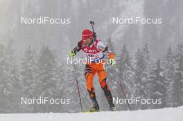 15.01.2016, Ruhpolding, Germany (GER): Matej Kazar (SVK) -  IBU world cup biathlon, relay men, Ruhpolding (GER). www.nordicfocus.com. © Manzoni/NordicFocus. Every downloaded picture is fee-liable.