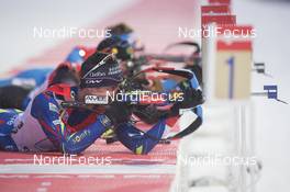 15.01.2016, Ruhpolding, Germany (GER): Quentin Fillon Maillet (FRA) -  IBU world cup biathlon, relay men, Ruhpolding (GER). www.nordicfocus.com. © Manzoni/NordicFocus. Every downloaded picture is fee-liable.