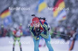 15.01.2016, Ruhpolding, Germany (GER): Oleksander Zhyrnyi (UKR) -  IBU world cup biathlon, relay men, Ruhpolding (GER). www.nordicfocus.com. © Manzoni/NordicFocus. Every downloaded picture is fee-liable.