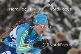 17.01.2016, Ruhpolding, Germany (GER): Galina Vishnevskaya (KAZ) -  IBU world cup biathlon, relay women, Ruhpolding (GER). www.nordicfocus.com. © Manzoni/NordicFocus. Every downloaded picture is fee-liable.
