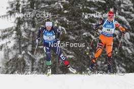 17.01.2016, Ruhpolding, Germany (GER): Karin Oberhofer (ITA), Jana Gerekova (SVK), (l-r) -  IBU world cup biathlon, relay women, Ruhpolding (GER). www.nordicfocus.com. © Manzoni/NordicFocus. Every downloaded picture is fee-liable.