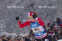 17.01.2016, Ruhpolding, Germany (GER): Megan Tandy (CAN) -  IBU world cup biathlon, relay women, Ruhpolding (GER). www.nordicfocus.com. © Manzoni/NordicFocus. Every downloaded picture is fee-liable.