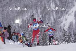 17.01.2016, Ruhpolding, Germany (GER): Synnoeve Solemdal (NOR) -  IBU world cup biathlon, relay women, Ruhpolding (GER). www.nordicfocus.com. © Manzoni/NordicFocus. Every downloaded picture is fee-liable.