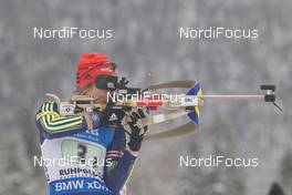 17.01.2016, Ruhpolding, Germany (GER): Juliya Dzhyma (UKR) -  IBU world cup biathlon, relay women, Ruhpolding (GER). www.nordicfocus.com. © Manzoni/NordicFocus. Every downloaded picture is fee-liable.
