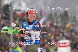 17.01.2016, Ruhpolding, Germany (GER): Laura Dahlmeier (GER) -  IBU world cup biathlon, relay women, Ruhpolding (GER). www.nordicfocus.com. © Manzoni/NordicFocus. Every downloaded picture is fee-liable.