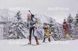 17.01.2016, Ruhpolding, Germany (GER): Eva Tofalvi (ROU) -  IBU world cup biathlon, relay women, Ruhpolding (GER). www.nordicfocus.com. © Manzoni/NordicFocus. Every downloaded picture is fee-liable.