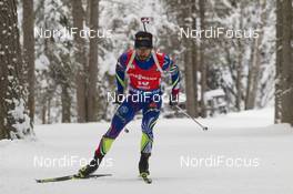 23.01.2016, Antholz, Italy (ITA): Simon Fourcade (FRA) -  IBU world cup biathlon, pursuit men, Antholz (ITA). www.nordicfocus.com. © Manzoni/NordicFocus. Every downloaded picture is fee-liable.