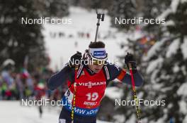 23.01.2016, Antholz, Italy (ITA): Dominik Windisch (ITA) -  IBU world cup biathlon, pursuit men, Antholz (ITA). www.nordicfocus.com. © Manzoni/NordicFocus. Every downloaded picture is fee-liable.