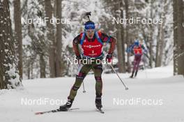 23.01.2016, Antholz, Italy (ITA): Simon Schempp (GER) -  IBU world cup biathlon, pursuit men, Antholz (ITA). www.nordicfocus.com. © Manzoni/NordicFocus. Every downloaded picture is fee-liable.