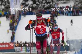 23.01.2016, Antholz, Italy (ITA): Simon Eder (AUT) -  IBU world cup biathlon, pursuit men, Antholz (ITA). www.nordicfocus.com. © Manzoni/NordicFocus. Every downloaded picture is fee-liable.