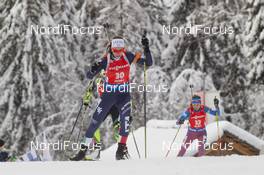 23.01.2016, Antholz, Italy (ITA): Lisa Vittozzi (ITA) -  IBU world cup biathlon, pursuit women, Antholz (ITA). www.nordicfocus.com. © Manzoni/NordicFocus. Every downloaded picture is fee-liable.