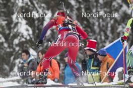 23.01.2016, Antholz, Italy (ITA): Fanny Horn Birkeland (NOR) -  IBU world cup biathlon, pursuit women, Antholz (ITA). www.nordicfocus.com. © Manzoni/NordicFocus. Every downloaded picture is fee-liable.