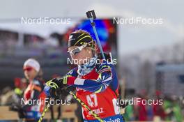 23.01.2016, Antholz, Italy (ITA): Coline Varcin (FRA) -  IBU world cup biathlon, pursuit women, Antholz (ITA). www.nordicfocus.com. © Manzoni/NordicFocus. Every downloaded picture is fee-liable.