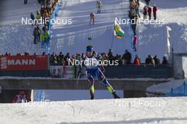 24.01.2016, Antholz, Italy (ITA): Simon Desthieux (FRA) -  IBU world cup biathlon, relay men, Antholz (ITA). www.nordicfocus.com. © Manzoni/NordicFocus. Every downloaded picture is fee-liable.