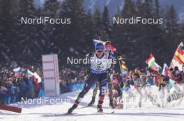 24.01.2016, Antholz, Italy (ITA): Lukas Hofer (ITA) -  IBU world cup biathlon, relay men, Antholz (ITA). www.nordicfocus.com. © Manzoni/NordicFocus. Every downloaded picture is fee-liable.