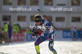 24.01.2016, Antholz, Italy (ITA): Jean Guillaume Beatrix (FRA) -  IBU world cup biathlon, relay men, Antholz (ITA). www.nordicfocus.com. © Manzoni/NordicFocus. Every downloaded picture is fee-liable.