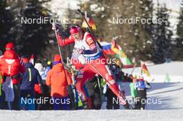 24.01.2016, Antholz, Italy (ITA): Lars Helge Birkeland (NOR) -  IBU world cup biathlon, relay men, Antholz (ITA). www.nordicfocus.com. © Manzoni/NordicFocus. Every downloaded picture is fee-liable.