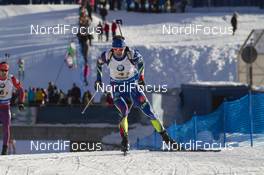 24.01.2016, Antholz, Italy (ITA): Simon Desthieux (FRA) -  IBU world cup biathlon, relay men, Antholz (ITA). www.nordicfocus.com. © Manzoni/NordicFocus. Every downloaded picture is fee-liable.