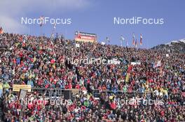 24.01.2016, Antholz, Italy (ITA): Event Feature: Full packed grand stand  -  IBU world cup biathlon, relay men, Antholz (ITA). www.nordicfocus.com. © Manzoni/NordicFocus. Every downloaded picture is fee-liable.