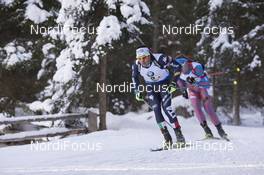 24.01.2016, Antholz, Italy (ITA): Giuseppe Montello (ITA)  -  IBU world cup biathlon, relay men, Antholz (ITA). www.nordicfocus.com. © Manzoni/NordicFocus. Every downloaded picture is fee-liable.