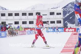 24.01.2016, Antholz, Italy (ITA): Tiril Eckhoff (NOR) -  IBU world cup biathlon, relay women, Antholz (ITA). www.nordicfocus.com. © Manzoni/NordicFocus. Every downloaded picture is fee-liable.