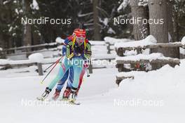 24.01.2016, Antholz, Italy (ITA): Valj Semerenko (UKR) -  IBU world cup biathlon, relay women, Antholz (ITA). www.nordicfocus.com. © Manzoni/NordicFocus. Every downloaded picture is fee-liable.