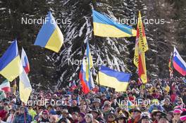 24.01.2016, Antholz, Italy (ITA): Event Feature: Sold out stadium during sundays competitions -  IBU world cup biathlon, relay women, Antholz (ITA). www.nordicfocus.com. © Manzoni/NordicFocus. Every downloaded picture is fee-liable.