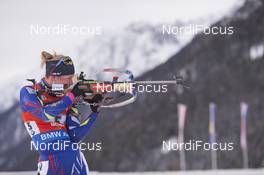 24.01.2016, Antholz, Italy (ITA): Marie Dorin (FRA) -  IBU world cup biathlon, relay women, Antholz (ITA). www.nordicfocus.com. © Manzoni/NordicFocus. Every downloaded picture is fee-liable.