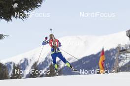 24.01.2016, Antholz, Italy (ITA): Anais Bescond (FRA) -  IBU world cup biathlon, relay women, Antholz (ITA). www.nordicfocus.com. © Manzoni/NordicFocus. Every downloaded picture is fee-liable.