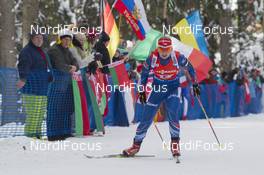 24.01.2016, Antholz, Italy (ITA): Lucie Charvatova (CZE) -  IBU world cup biathlon, relay women, Antholz (ITA). www.nordicfocus.com. © Manzoni/NordicFocus. Every downloaded picture is fee-liable.