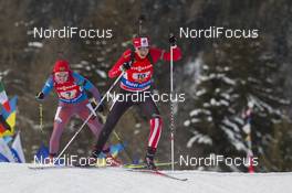 24.01.2016, Antholz, Italy (ITA): Julia Ransom (CAN) -  IBU world cup biathlon, relay women, Antholz (ITA). www.nordicfocus.com. © Manzoni/NordicFocus. Every downloaded picture is fee-liable.