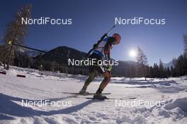22.01.2016, Antholz, Italy (ITA): Arnd Peiffer (GER) -  IBU world cup biathlon, sprint men, Antholz (ITA). www.nordicfocus.com. © Manzoni/NordicFocus. Every downloaded picture is fee-liable.