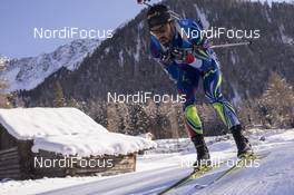 22.01.2016, Antholz, Italy (ITA): Simon Fourcade (FRA) -  IBU world cup biathlon, sprint men, Antholz (ITA). www.nordicfocus.com. © Manzoni/NordicFocus. Every downloaded picture is fee-liable.
