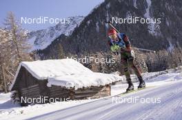 22.01.2016, Antholz, Italy (ITA): Arnd Peiffer (GER) -  IBU world cup biathlon, sprint men, Antholz (ITA). www.nordicfocus.com. © Manzoni/NordicFocus. Every downloaded picture is fee-liable.