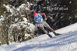 22.01.2016, Antholz, Italy (ITA): Benedikt Doll (GER) -  IBU world cup biathlon, sprint men, Antholz (ITA). www.nordicfocus.com. © Manzoni/NordicFocus. Every downloaded picture is fee-liable.