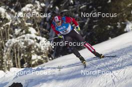 22.01.2016, Antholz, Italy (ITA): Macx Davies (CAN) -  IBU world cup biathlon, sprint men, Antholz (ITA). www.nordicfocus.com. © Manzoni/NordicFocus. Every downloaded picture is fee-liable.