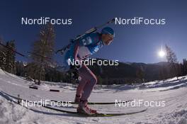 22.01.2016, Antholz, Italy (ITA): Alexey Slepov (RUS) -  IBU world cup biathlon, sprint men, Antholz (ITA). www.nordicfocus.com. © Manzoni/NordicFocus. Every downloaded picture is fee-liable.