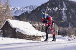 22.01.2016, Antholz, Italy (ITA): Brendan Green (CAN) -  IBU world cup biathlon, sprint men, Antholz (ITA). www.nordicfocus.com. © Manzoni/NordicFocus. Every downloaded picture is fee-liable.
