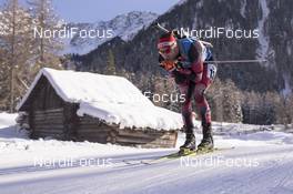 22.01.2016, Antholz, Italy (ITA): Simon Eder (AUT) -  IBU world cup biathlon, sprint men, Antholz (ITA). www.nordicfocus.com. © Manzoni/NordicFocus. Every downloaded picture is fee-liable.