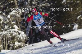 22.01.2016, Antholz, Italy (ITA): Scott Gow (CAN) -  IBU world cup biathlon, sprint men, Antholz (ITA). www.nordicfocus.com. © Manzoni/NordicFocus. Every downloaded picture is fee-liable.