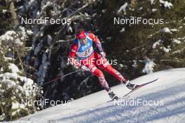 22.01.2016, Antholz, Italy (ITA): Emil Hegle Svendsen (NOR) -  IBU world cup biathlon, sprint men, Antholz (ITA). www.nordicfocus.com. © Manzoni/NordicFocus. Every downloaded picture is fee-liable.