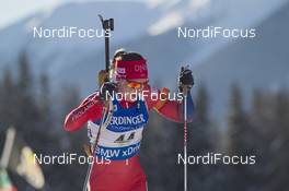 21.01.2016, Antholz, Italy (ITA): Marte Olsbu (NOR) -  IBU world cup biathlon, sprint women, Antholz (ITA). www.nordicfocus.com. © Manzoni/NordicFocus. Every downloaded picture is fee-liable.
