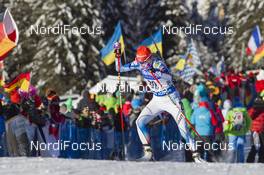 21.01.2016, Antholz, Italy (ITA): Kaisa Maekaeraeinen (FIN) -  IBU world cup biathlon, sprint women, Antholz (ITA). www.nordicfocus.com. © Manzoni/NordicFocus. Every downloaded picture is fee-liable.