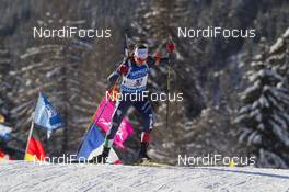 21.01.2016, Antholz, Italy (ITA): Lisa Vittozzi (ITA) -  IBU world cup biathlon, sprint women, Antholz (ITA). www.nordicfocus.com. © Manzoni/NordicFocus. Every downloaded picture is fee-liable.