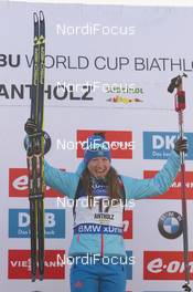 21.01.2016, Antholz, Italy (ITA): Olga Podchufarova (RUS) -  IBU world cup biathlon, sprint women, Antholz (ITA). www.nordicfocus.com. © Manzoni/NordicFocus. Every downloaded picture is fee-liable.