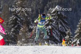 21.01.2016, Antholz, Italy (ITA): Elisabeth Hoegberg (SWE) -  IBU world cup biathlon, sprint women, Antholz (ITA). www.nordicfocus.com. © Manzoni/NordicFocus. Every downloaded picture is fee-liable.