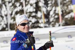 19.01.2016, Antholz, Italy (ITA): Irene Cadurisch (SUI) -  IBU world cup biathlon, training, Antholz (ITA). www.nordicfocus.com. © Manzoni/NordicFocus. Every downloaded picture is fee-liable.