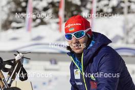 19.01.2016, Antholz, Italy (ITA): Olena Pidhrushna (UKR) -  IBU world cup biathlon, training, Antholz (ITA). www.nordicfocus.com. © Manzoni/NordicFocus. Every downloaded picture is fee-liable.